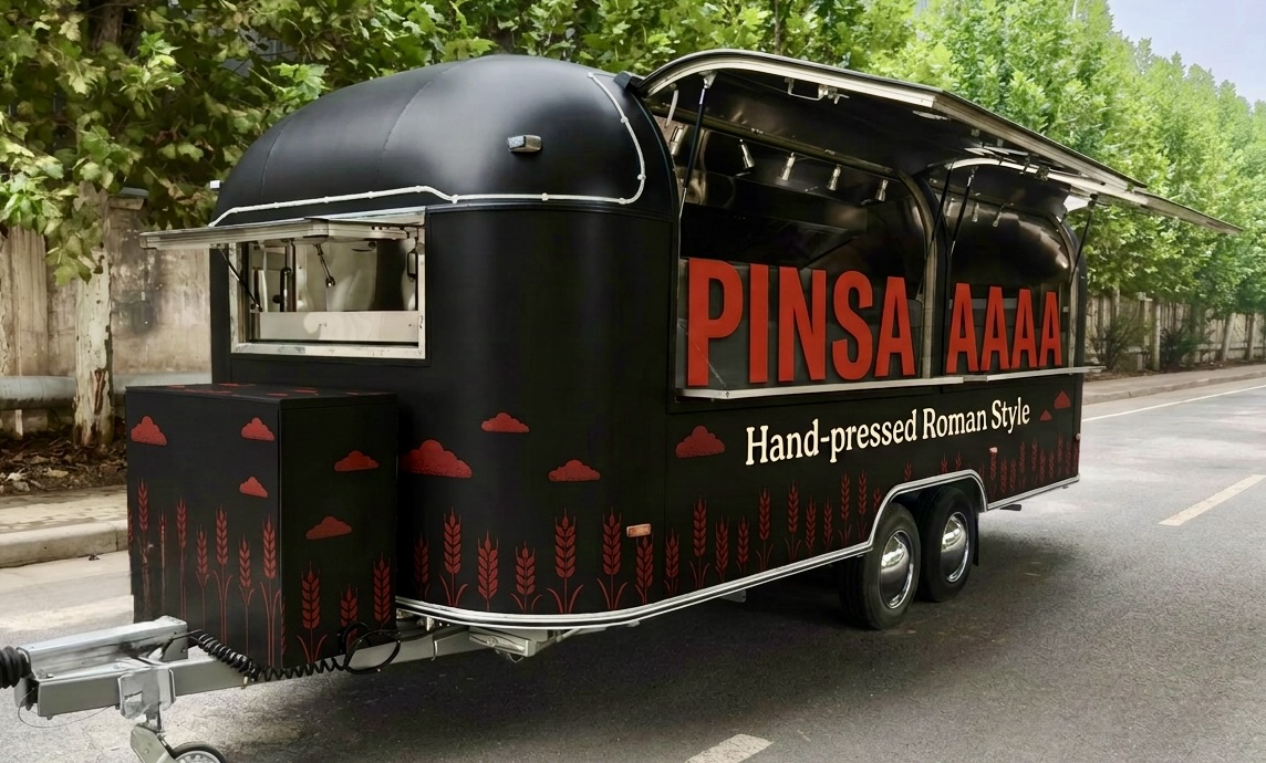 PINSAAAA — Roman Pinsa Airstream — Airstream trailer · all-black finish